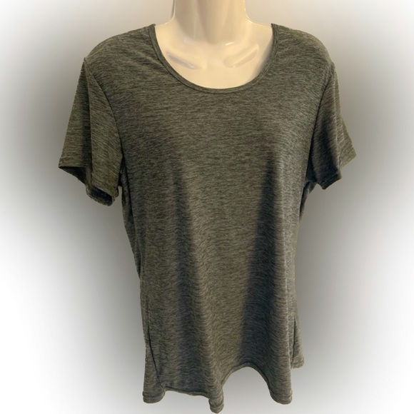 32 DEGREES Cool Weatherproof Gray Short Sleeve Athletic Stretch Top Women’s L/XL - Picture 1 of 3
